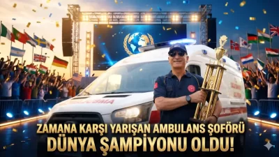 Gaziantep’te ambulans şoförlüğü yapan 55 yaşındaki Ali Doğru, mesaisinde insan