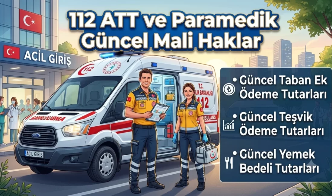 112 Acil Sağlık Hizmetleri bünyesinde görev yapan ATT ve Paramediklerin
