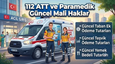 112 Acil Sağlık Hizmetleri bünyesinde görev yapan ATT ve Paramediklerin