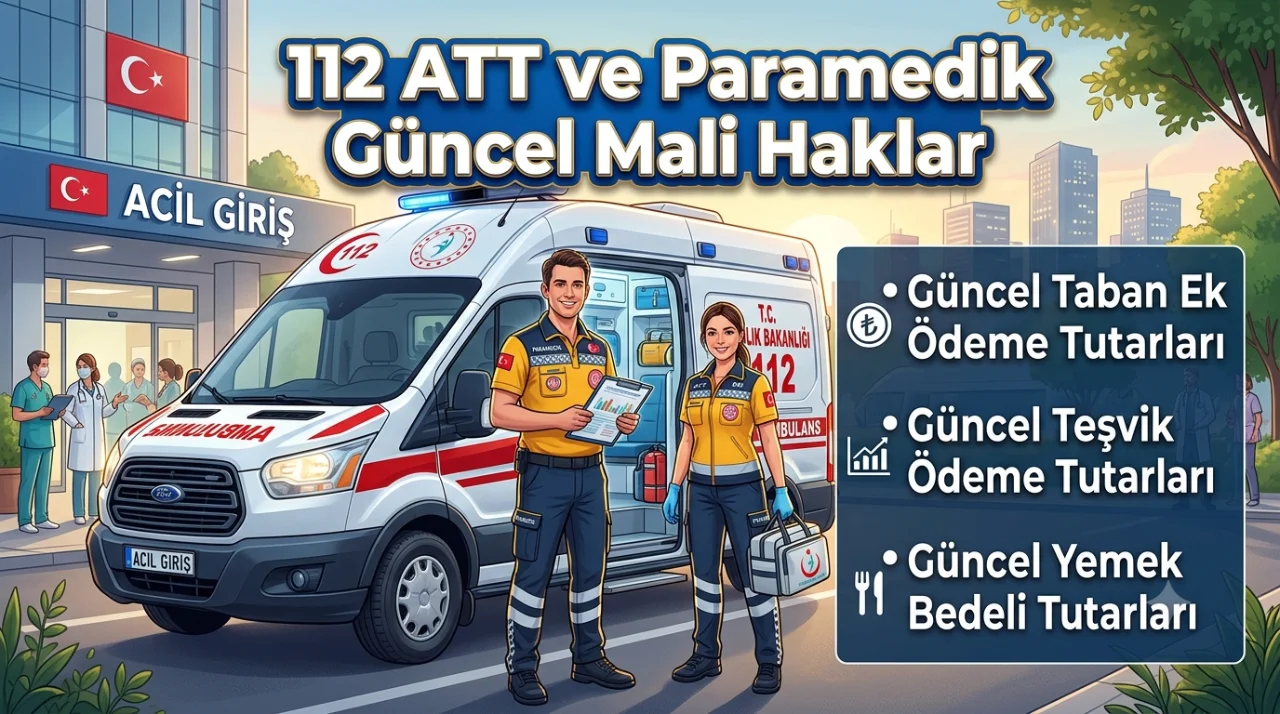 112 Acil Sağlık Hizmetleri bünyesinde görev yapan ATT ve Paramediklerin