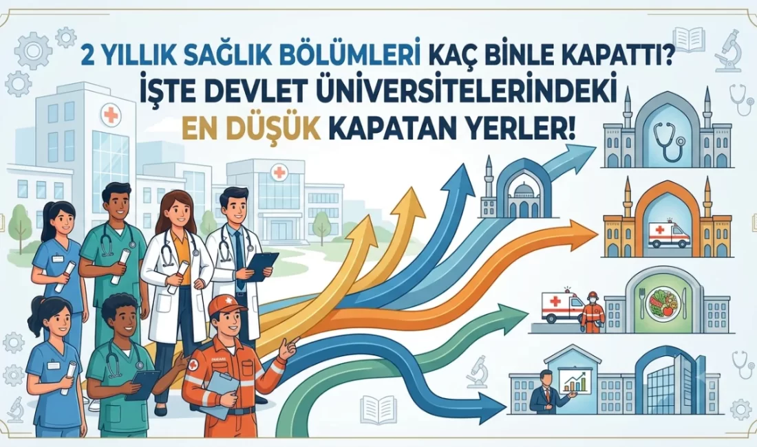 YKS tercih dönemi öncesinde, 2 yıllık sağlık bölümlerini hedefleyen adaylar