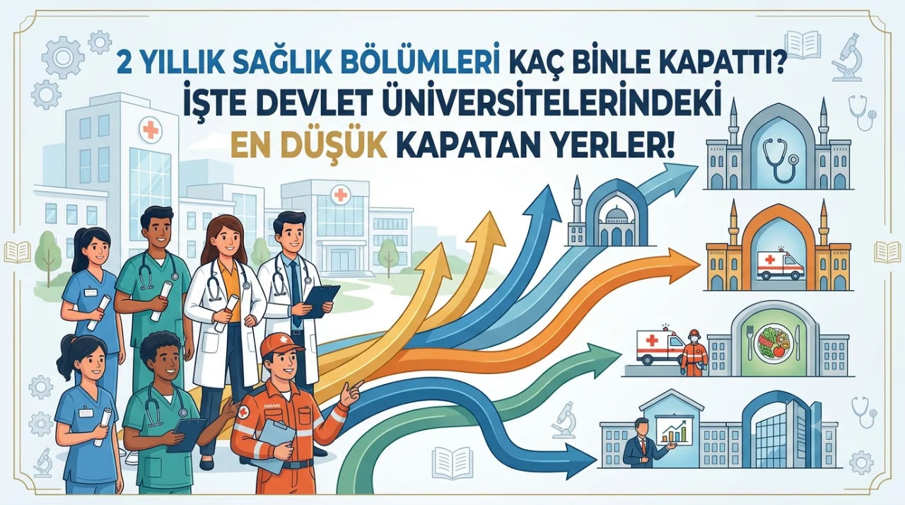 YKS tercih dönemi öncesinde, 2 yıllık sağlık bölümlerini hedefleyen adaylar