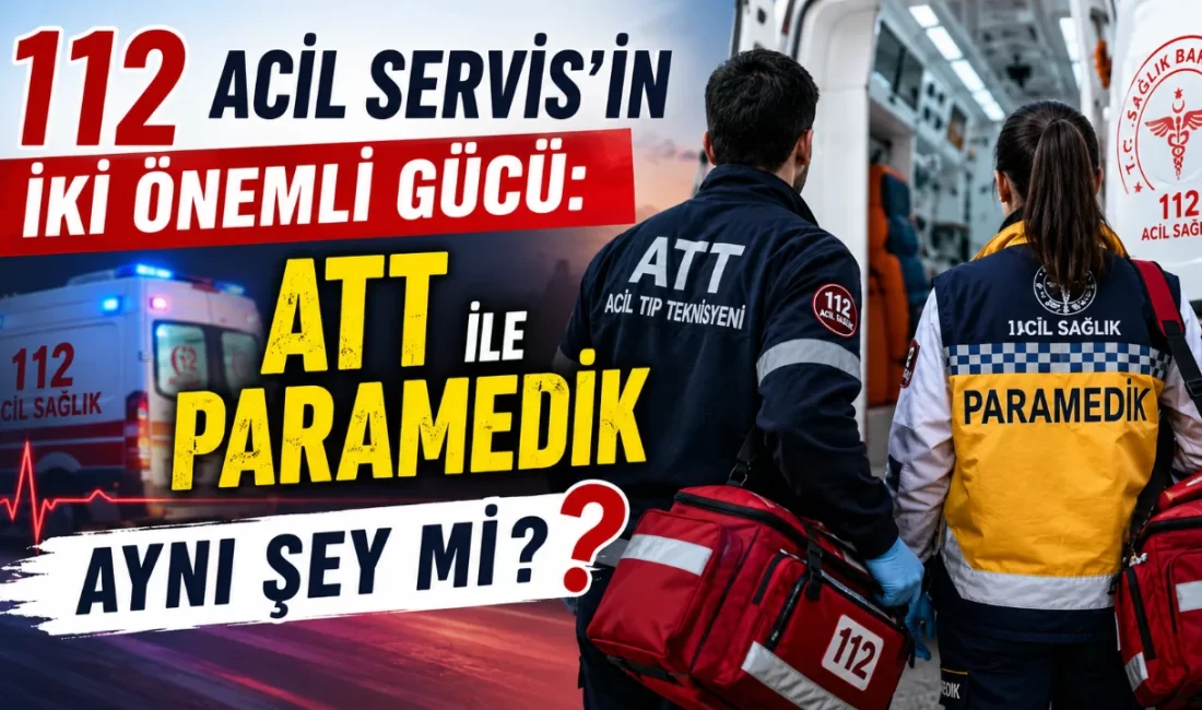 112 Acil Servis’in İki Önemli Gücü: ATT ile Paramedik Aynı Şey Mi? Hayati kriz anlarında saniyelerle yarışarak hayat kurtaran 112 Acil Sağlık
