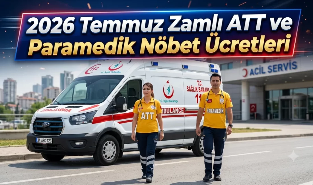 2026 Temmuz Zamlı ATT ve Paramedik Nöbet Ücretlerini sizin için