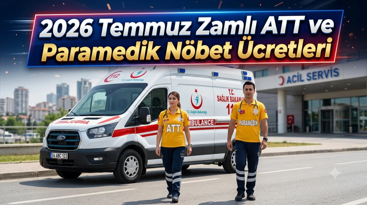 2026 Temmuz Zamlı ATT ve Paramedik Nöbet Ücretlerini sizin için