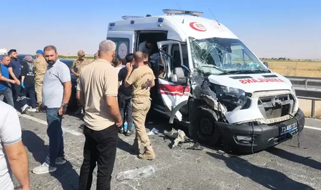 Mardin’in Nusaybin ilçesinde, Şırnak Cizre'den Mardin merkeze hasta nakli gerçekleştiren
