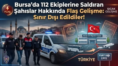 Bursa Gülbahçe 112 Acil Sağlık Hizmetleri İstasyonu'nda görevli sağlık çalışanlarına