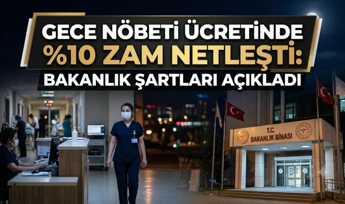 Sağlık personelinin merakla beklediği gece nöbeti ücretlerindeki %10 artış uygulamasına