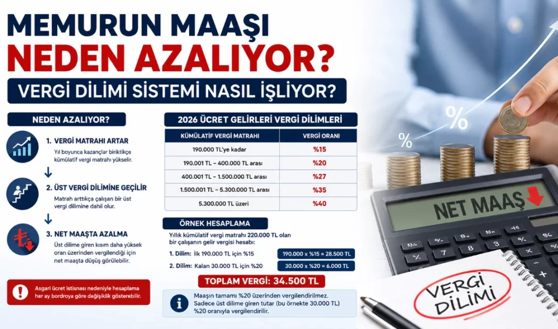 Kamu çalışanlarının ve ücretli çalışanların yılın ilerleyen aylarında maaşlarında yaşanan