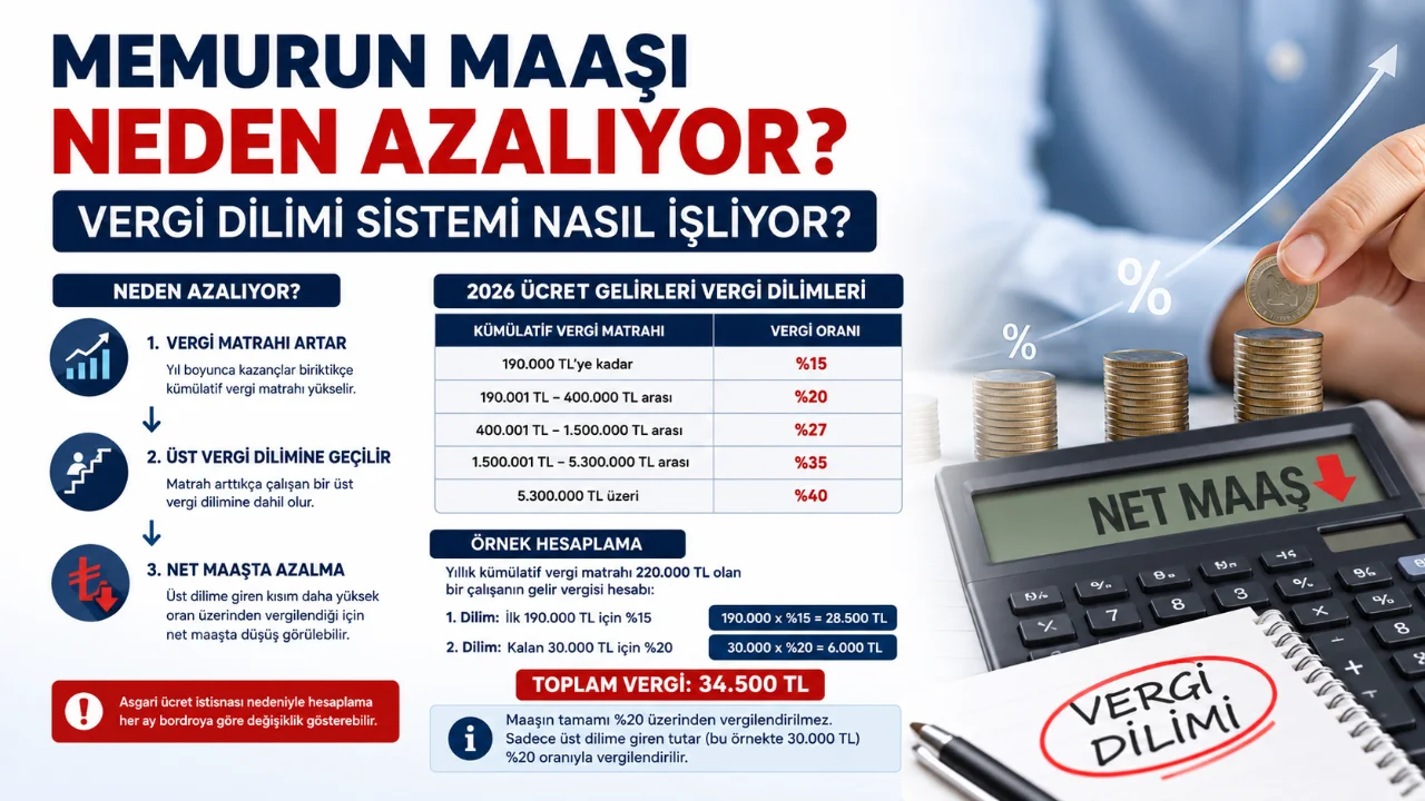 Kamu çalışanlarının ve ücretli çalışanların yılın ilerleyen aylarında maaşlarında yaşanan