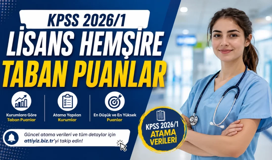 ÖSYM tarafından ilan edilen KPSS-2026/1 Merkezi Yerleştirme sonuçlarının ardından lisans