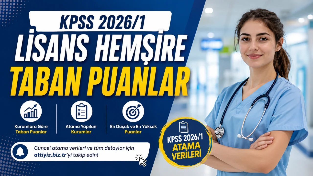 ÖSYM tarafından ilan edilen KPSS-2026/1 Merkezi Yerleştirme sonuçlarının ardından lisans