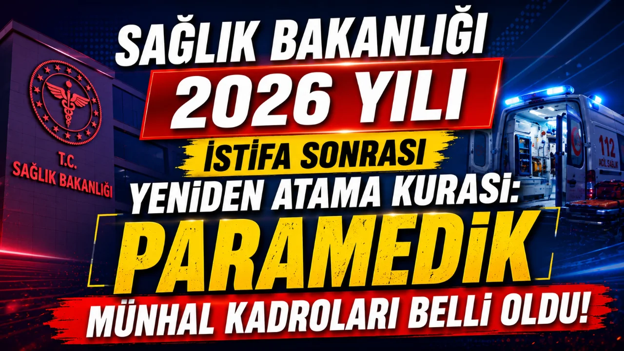 Sağlık Bakanlığı, 2026 Yılı İstifa Sonrası Yeniden (Açıktan) Atama Kurası
