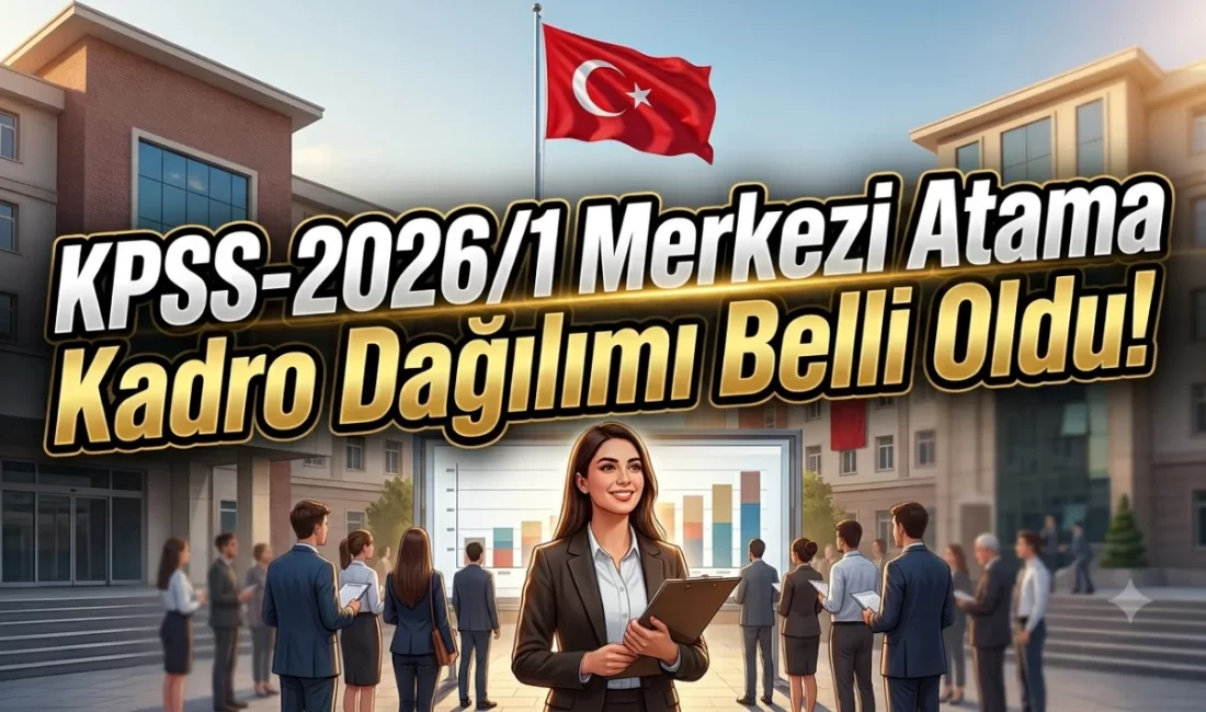 KPSS-2026/1 merkezi yerleştirmelerinde toplam 2.083 memur alımı yapılacak. Lise, ön