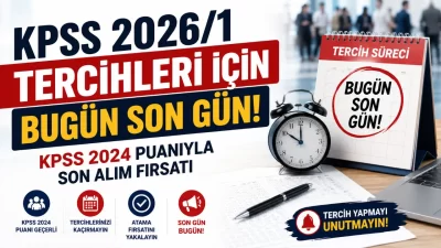 Kamu personeli adaylarının büyük bir heyecanla takip ettiği KPSS-2026/1 merkezi