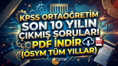 ÖSYM tarafından iki yılda bir gerçekleştirilen KPSS Ortaöğretim (Lise) sınavı