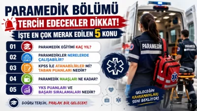 Sağlık sektörünün en dinamik ve kritik mesleklerinden Paramedik bölümü, 2026