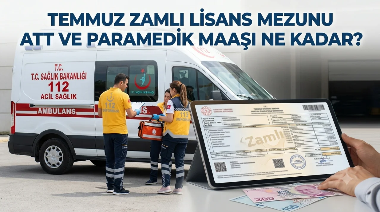 Temmuz 2026 dönemine ait zamlı maaş bordrolarının yayınlanmasıyla birlikte, 112