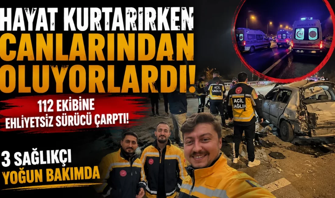 Yaralılara Müdahale Eden 112 Ekibine Ehliyetsiz Sürücü Çarptı! 3 Sağlıkçı Yoğun Bakımda Kahramanmaraş’ta takla atan araçtaki yaralılara müdahale eden 112 Acil Sağlık