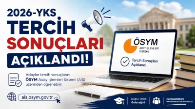 Milyonlarca üniversite adayının heyecanla beklediği 2026 Yükseköğretim Kurumları Sınavı (YKS)