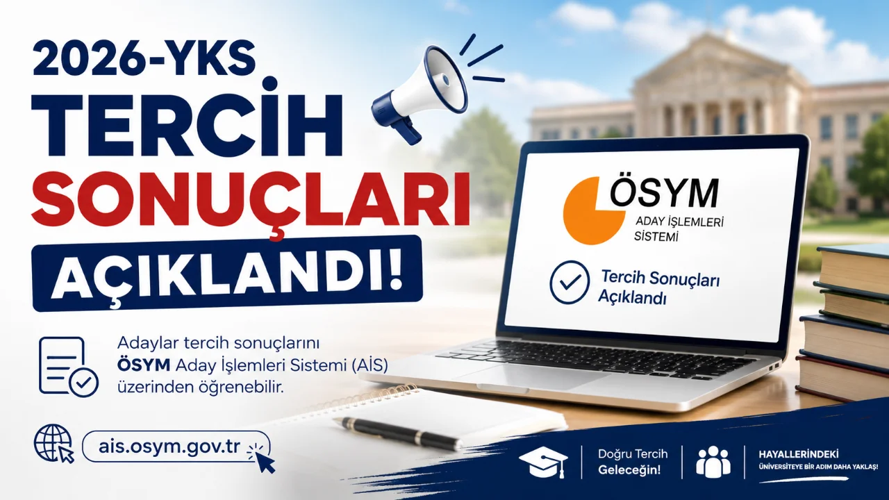 Milyonlarca üniversite adayının heyecanla beklediği 2026 Yükseköğretim Kurumları Sınavı (YKS)