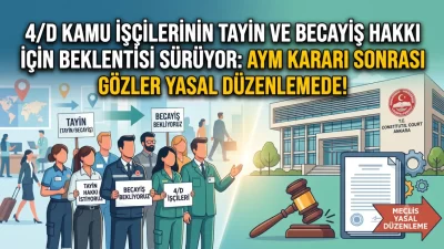 696 Sayılı KHK ile taşerondan sürekli işçi kadrosuna geçirilen on