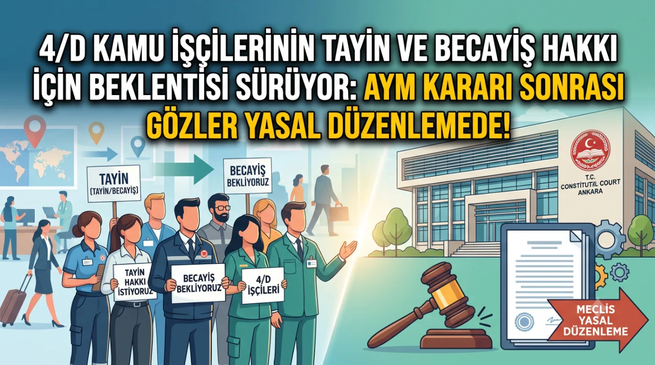 696 Sayılı KHK ile taşerondan sürekli işçi kadrosuna geçirilen on