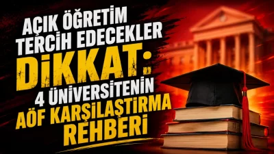 Açıköğretim ve ikinci üniversite tercihi yapacak adaylar için Türkiye'deki 4