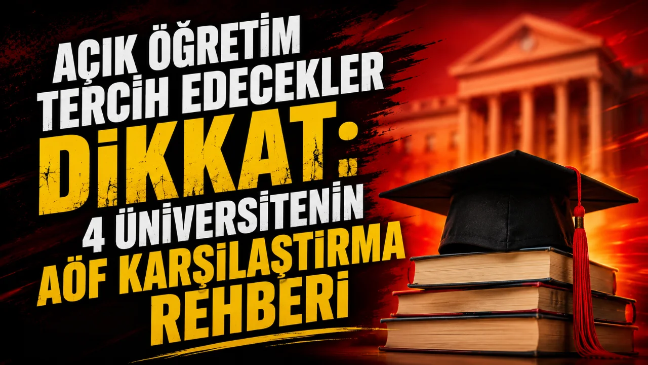 Açıköğretim ve ikinci üniversite tercihi yapacak adaylar için Türkiye'deki 4