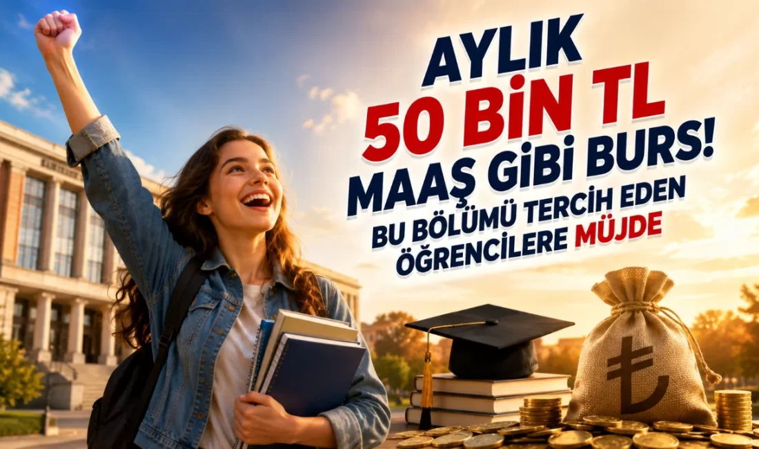 Aylık 50 Bin TL Maaş Gibi Burs! Bu Bölümü Tercih Eden Öğrencilere Müjde Bitlis Eren Üniversitesi, 2026-2027 eğitim-öğretim yılında üniversiteyi tercih edecek başarılı