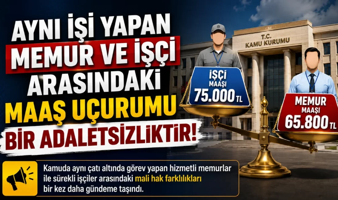 Aynı İşi Yapan Memur ve İşçi Arasındaki Maaş Uçurumu Bir Adaletsizliktir! Kamu Eğitim Personeli Sendikası (KEPSEN) Genel Başkan Yardımcısı Nesimi Akyüz,