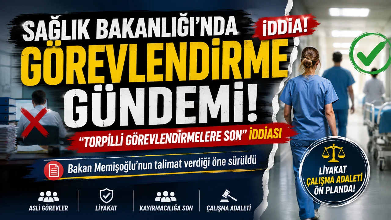 Sağlık Bakanlığı’nda sağlık personelinin asli görevlerinde çalıştırılması ve masa başı