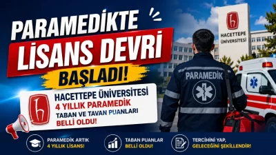 Türkiye'de ilk kez lisans (4 yıllık) düzeyinde öğrenci kabul eden