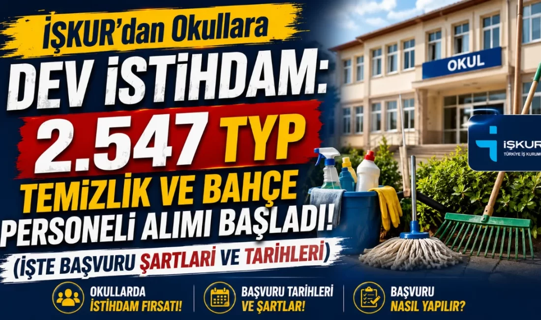 Diyarbakır genelindeki resmi okullarda görevlendirilmek üzere İŞKUR, İlçe Milli Eğitim