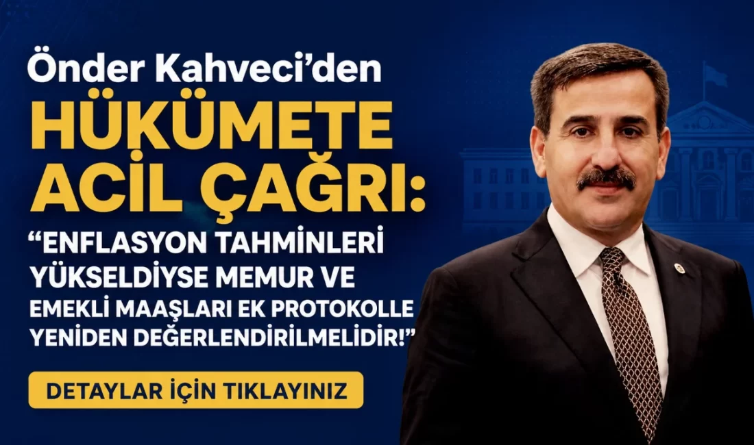 Enflasyon Tahminleri Yükseldiyse Memur ve Emekli Maaşları Ek Protokolle Yeniden Değerlendirilmelidir! Türkiye Kamu-Sen ve Türk Sağlık-Sen Genel Başkanı Önder Kahveci, Merkez