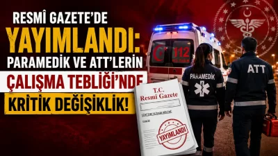 Sağlık Bakanlığı tarafından hazırlanan "Ambulans ve Acil Bakım Teknikerleri ile