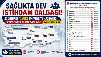 Türkiye genelindeki üniversite hastaneleri ve kamu sağlık kuruluşları peş peşe