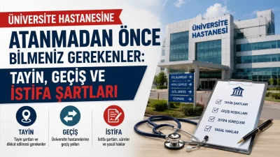 Üniversite hastanesine atanmayı hedefleyen sağlık personeline yönelik kritik uyarılarda bulunuldu.