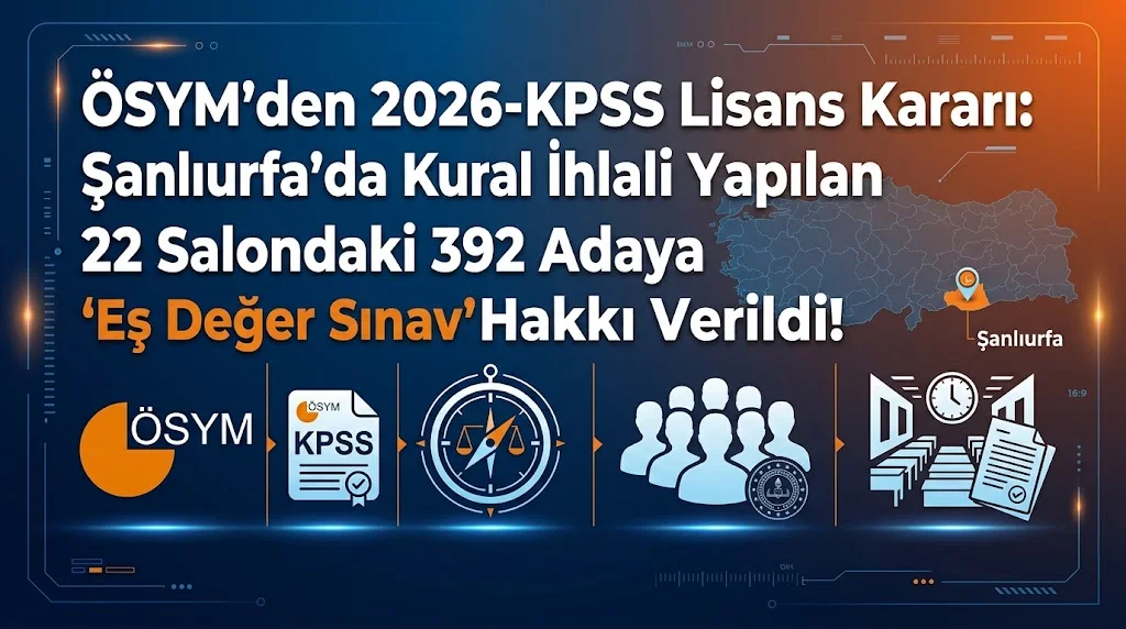 2026-KPSS Lisans Sınavına İlişkin Açıklama Ölçme, Seçme ve Yerleştirme Merkezi (ÖSYM), 6 Eylül 2026 tarihinde