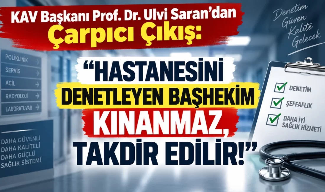 Kamu Araştırmaları Vakfı (KAV) Başkanı Prof. Dr. Ulvi Saran, sosyal