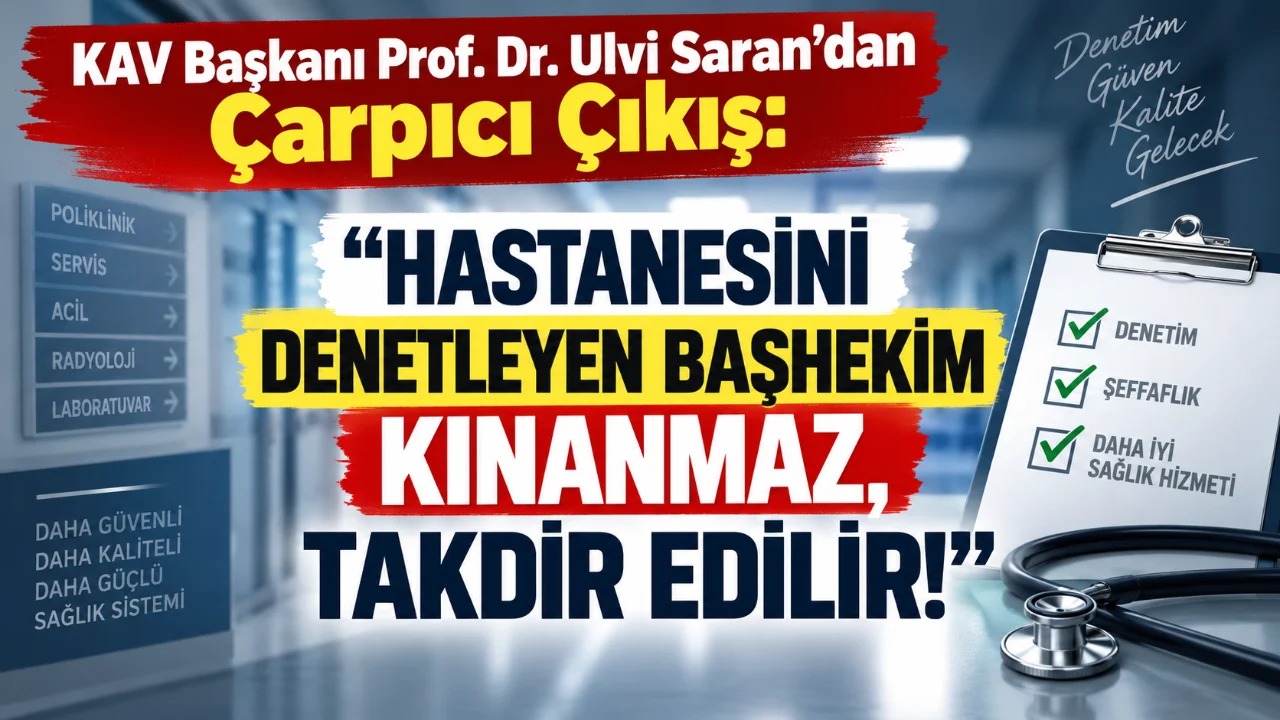 Kamu Araştırmaları Vakfı (KAV) Başkanı Prof. Dr. Ulvi Saran, sosyal