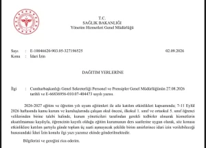 Sağlık Bakanlığı Yönetim Hizmetleri Genel Müdürlüğü, 7-11 Eylül 2026 tarihleri