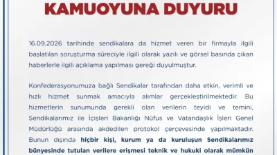 Memur Sendikaları Konfederasyonu (Memur-Sen), sendikalara da yazılım ve teknik hizmet
